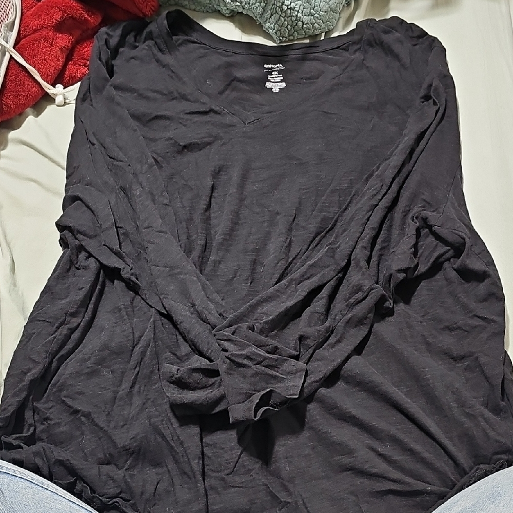 Sonoma Black Long Sleeve Relaxed T-Shirt